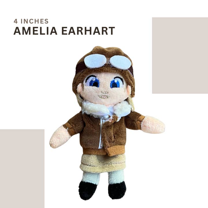 Little Rebels – Großhandel Kuschel-/Plüschtier – Kind & Baby – Pocket Edition Amelia Earhart Plüschpuppe