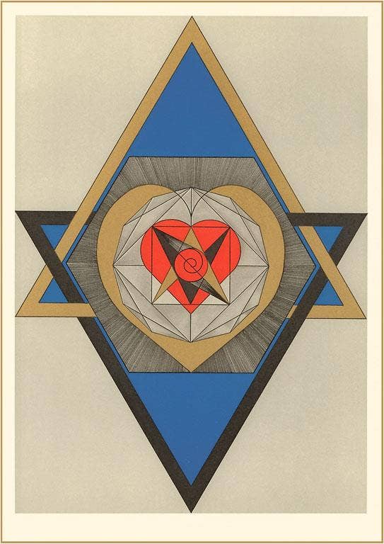 Found Image Press - Wholesale Postcard - Postcard AT-76 Geometric Art Deco0
