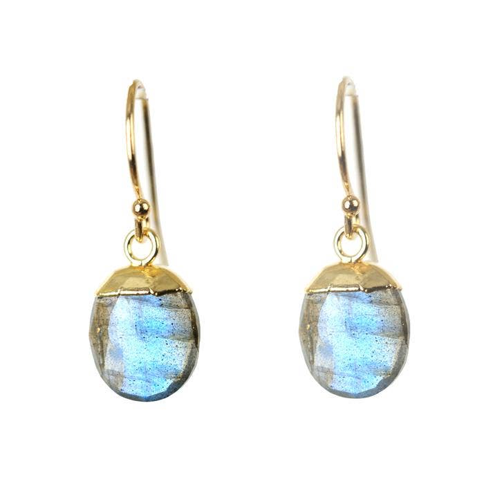 Sissy Yates Designs – wholesale Dangle earrings – Kyle Earring - (7 Gemstone Options)4