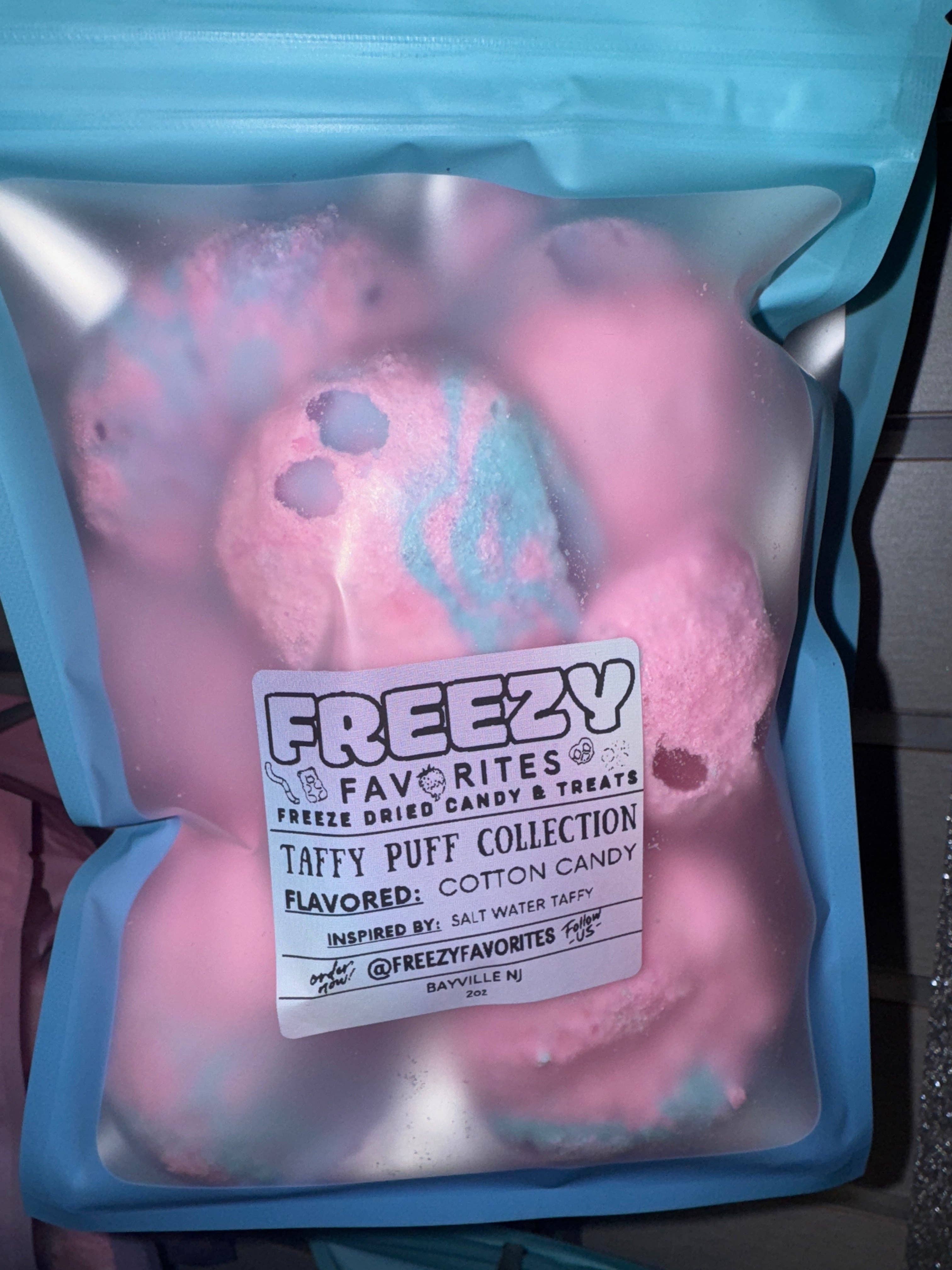 Freezy Favorites – Engroshandel Candyfloss – Frysetørrede bomuldsslikpuffer0