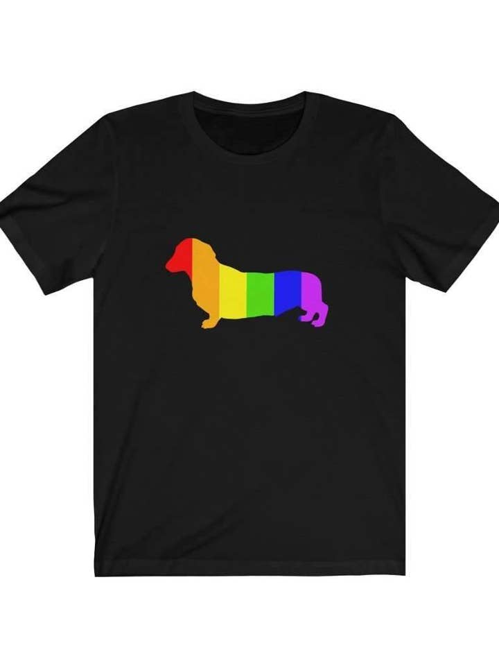 Pink N Paw - Wholesale Screen Printed T-Shirt - Unisex - I Love Weiners, Gay Pride - Short Sleeve Tee