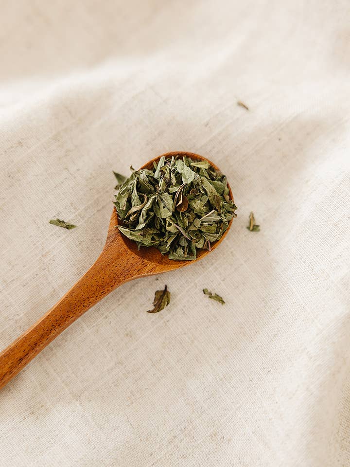 Chá de folhas soltas de hortelã-pimenta biológica por atacado de Bush Berry