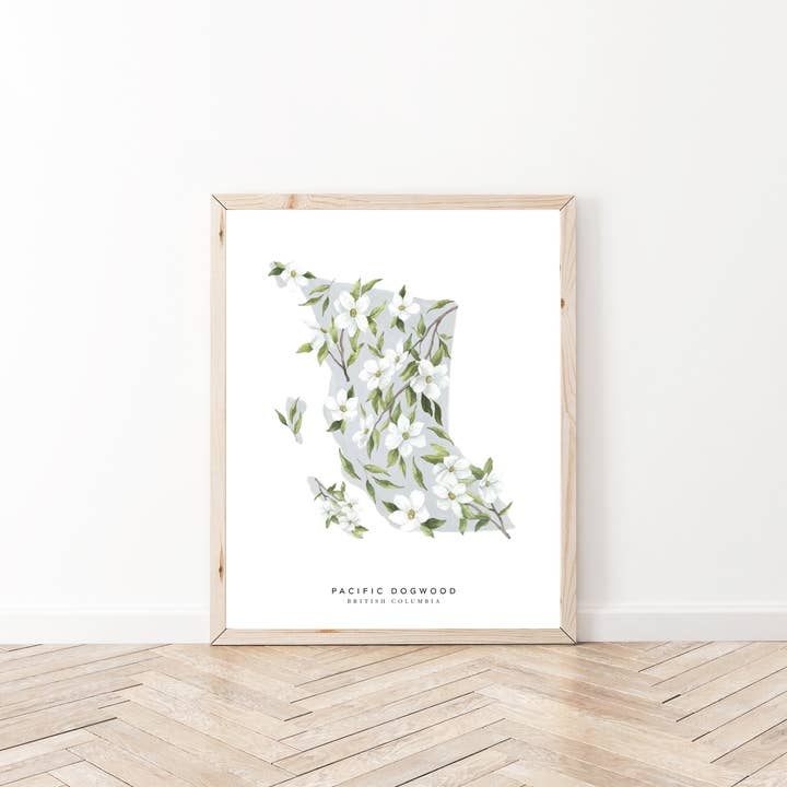 Natasha Vanderburg Co. - Wholesale Art Print - British Columbia Dogwood Art Print