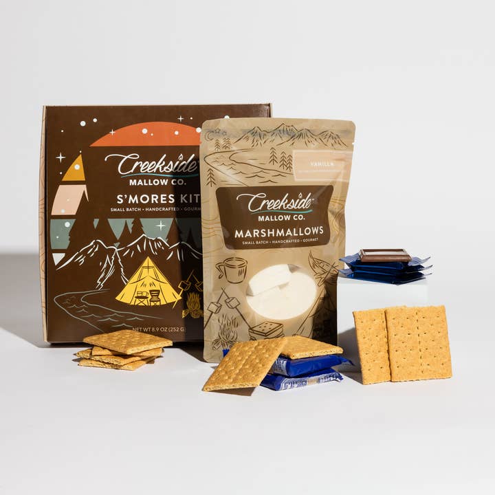 Creekside Mallow Co. - Vendita all'ingrosso Kit fai da te per alimenti - Kit per S'more - 6 porzioni0