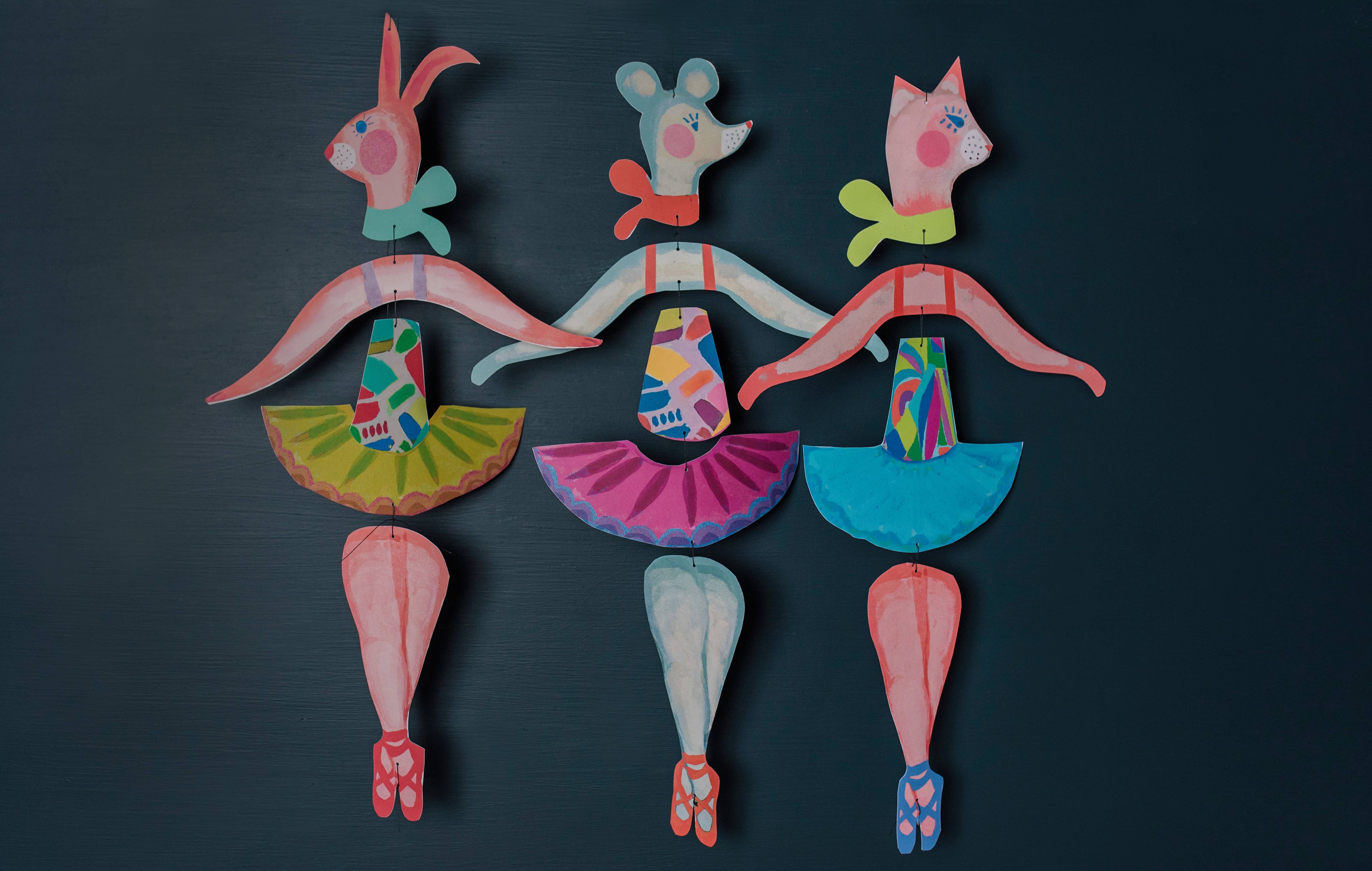 wini-tapp – wholesale Baby mobile – Mouse Ballerina Nursery Mobile1