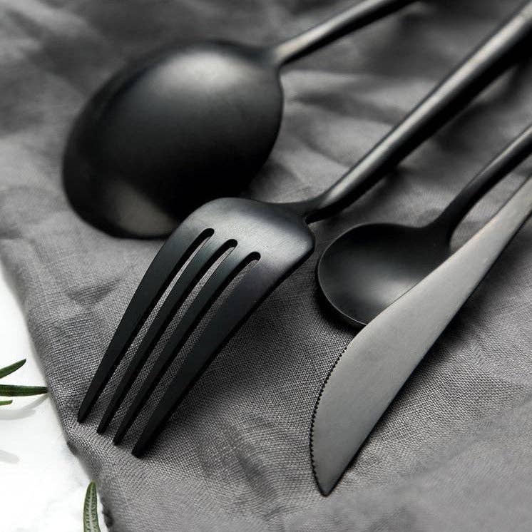 EDEN + ASH - Wholesale Flatware Set - Stockholm Matte Flatware Set8