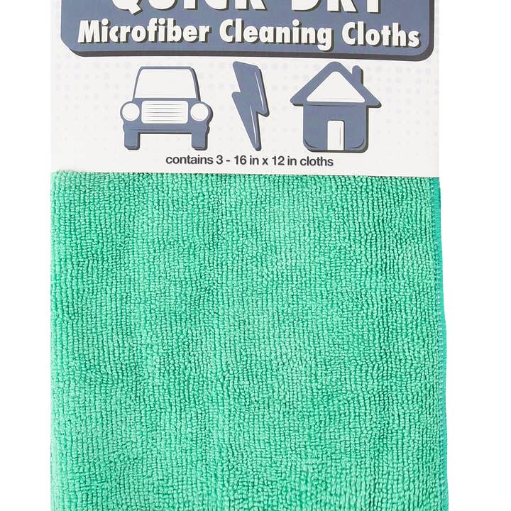 Everplush - Wholesale Cleaning Cloth - Quick Dry Microfiber Cleaning Cloths, Set of 3
