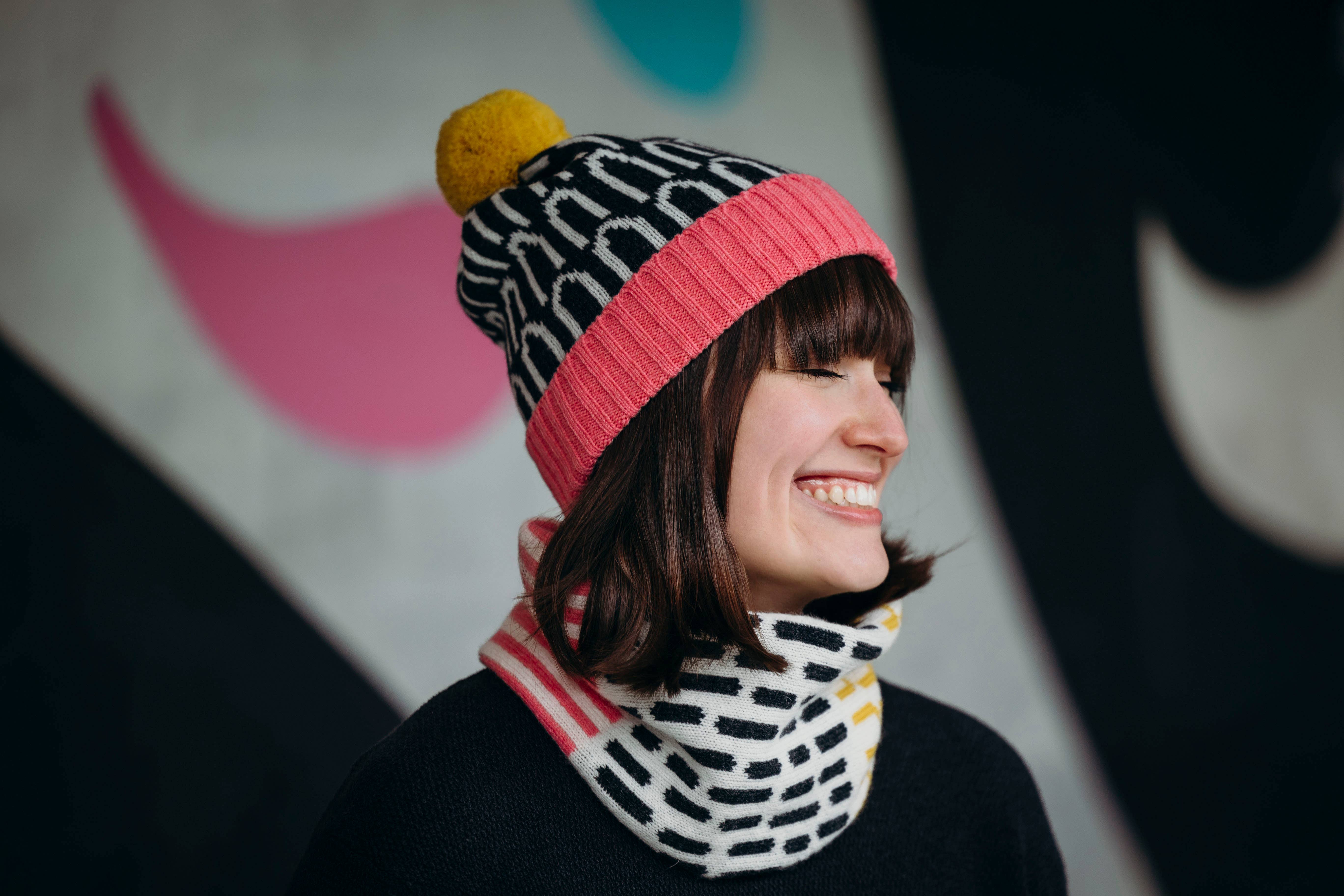 Candy Coated Accessories - Wholesale Scarf - Women's - Lambswool Neck Warmer Snood - Blue, Green, Charcoal & Ecru3