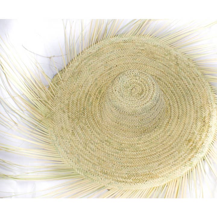 Mikwi - Wholesale Dimensionele/3D-muurkunst - Muurhoed van stro - DECORATIEVE STROHOED - Marokkaanse hoed