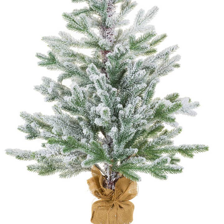 Starlight Collection - Wholesale Artificial Christmas Tree - NEW-White/Green Norway Spruce Table Top Tree0