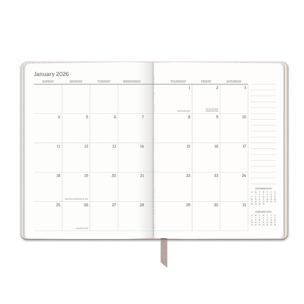 Studio Oh! - Wholesale Planner - 2026 Desert Taupe Large Dual-Textured Planner1