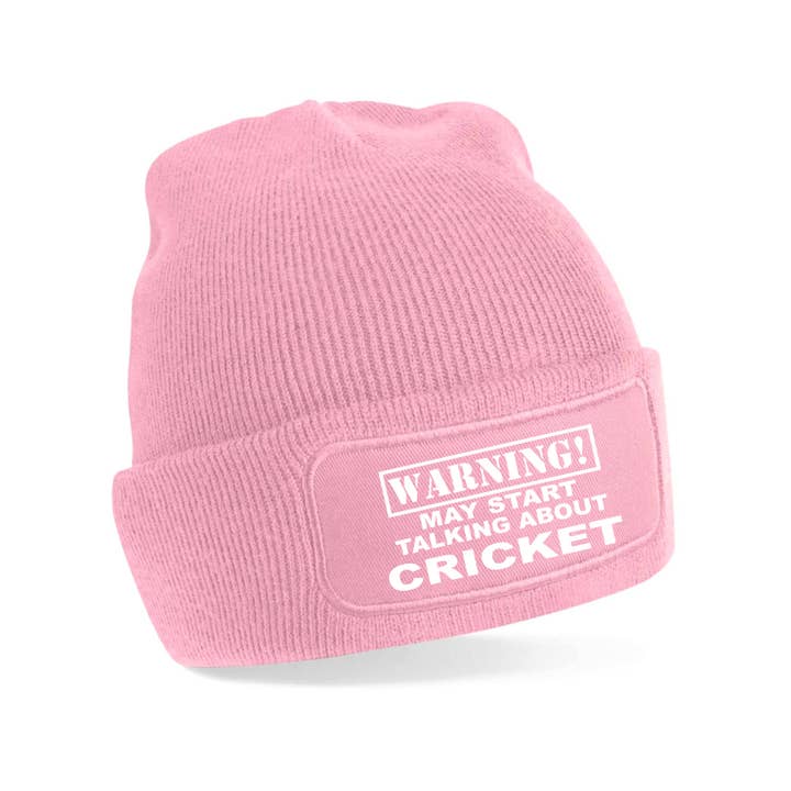Print4U - Vente Bonnet – unisexe - Bonnet d'anniversaire Warning May Talk About Cricket, idéal pour hommes et femmes4