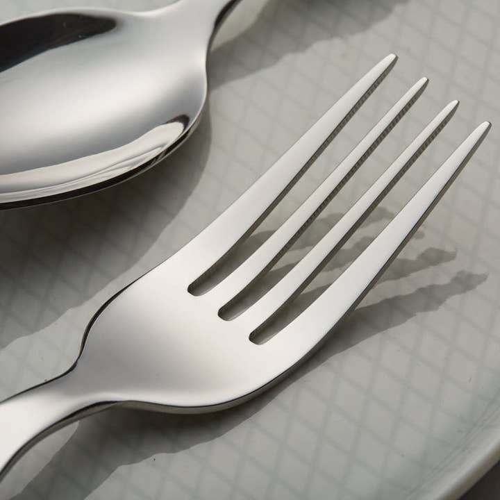 ANNOVA - Wholesale Flatware Set - ANNOVA Walnut Wood Silverware Set 20 Pieces Retro5