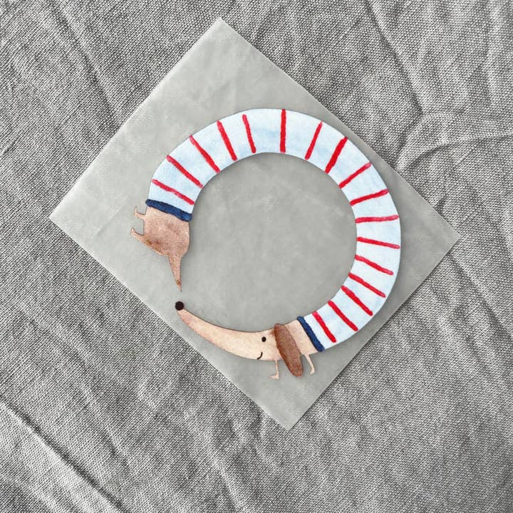 Hannahs Firlefanz - Wholesale Patch - Dachshund Ironboard 1