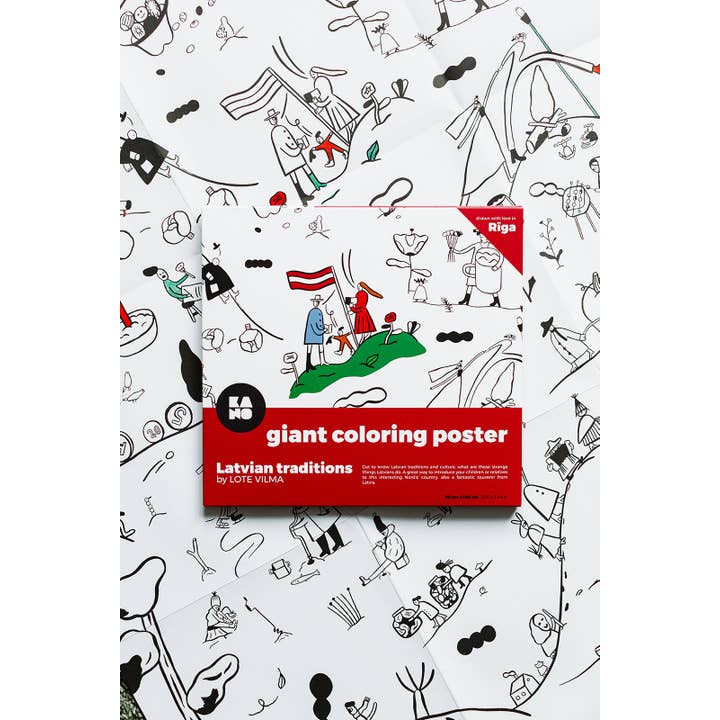 KANO editions - Wholesale Coloring & Activity Book - Kids & Baby - Latvian Traditions