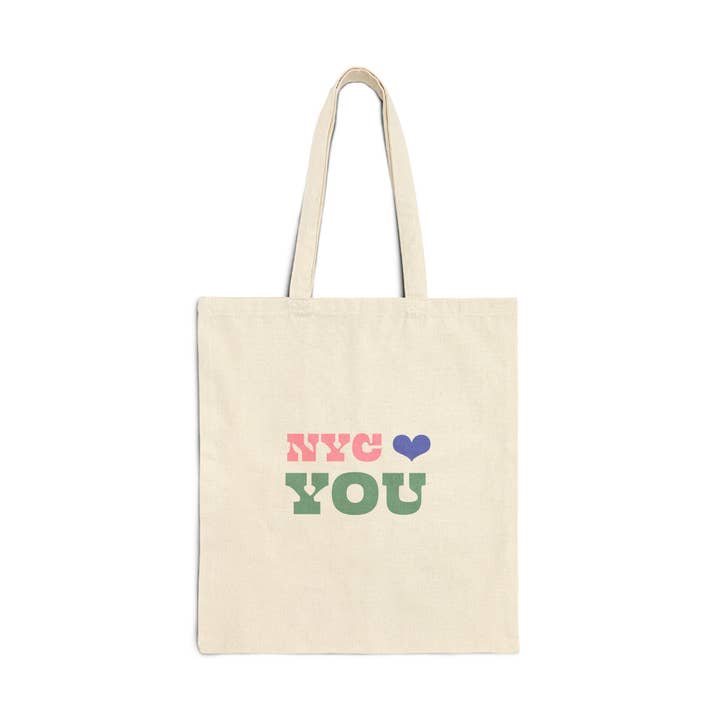 NYC ❤️ You Tote Bag – English | Immigrant Solidarity for wholesale by Bicycle Utopia