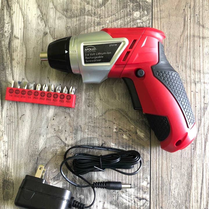 Apollo Tools - Wholesale Handy Tool - 161 Pc Household Tool Kit w 3.6v Li-ion Cordless Screwdriver10