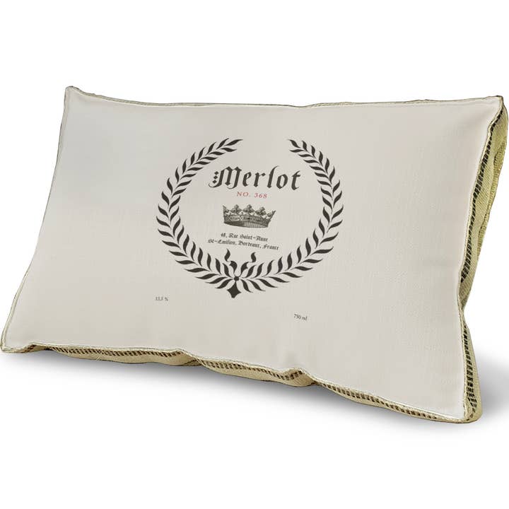 23" x 15" - Dekorativ kudde - Merlot vin för wholesale av SPLASHWORKS