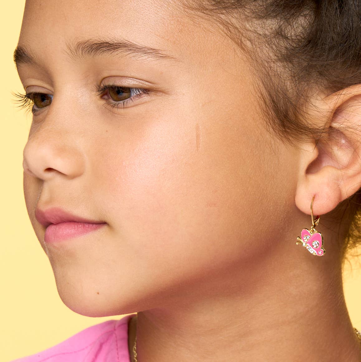 Girl Nation - Wholesale Hangende/ronde oorbellen - Kristallen Vlinder | Leverback Oorbel Hangers3