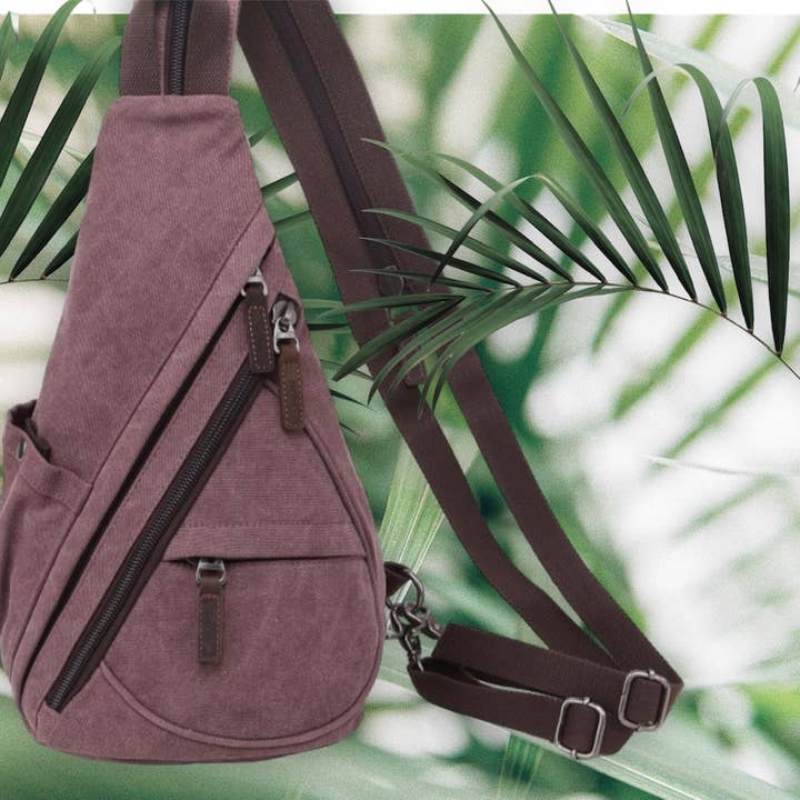 Rugzak - Burgundy (kleine tas) voor wholesale door C2BN Bags (A Stuff We Wanna Say Co.)