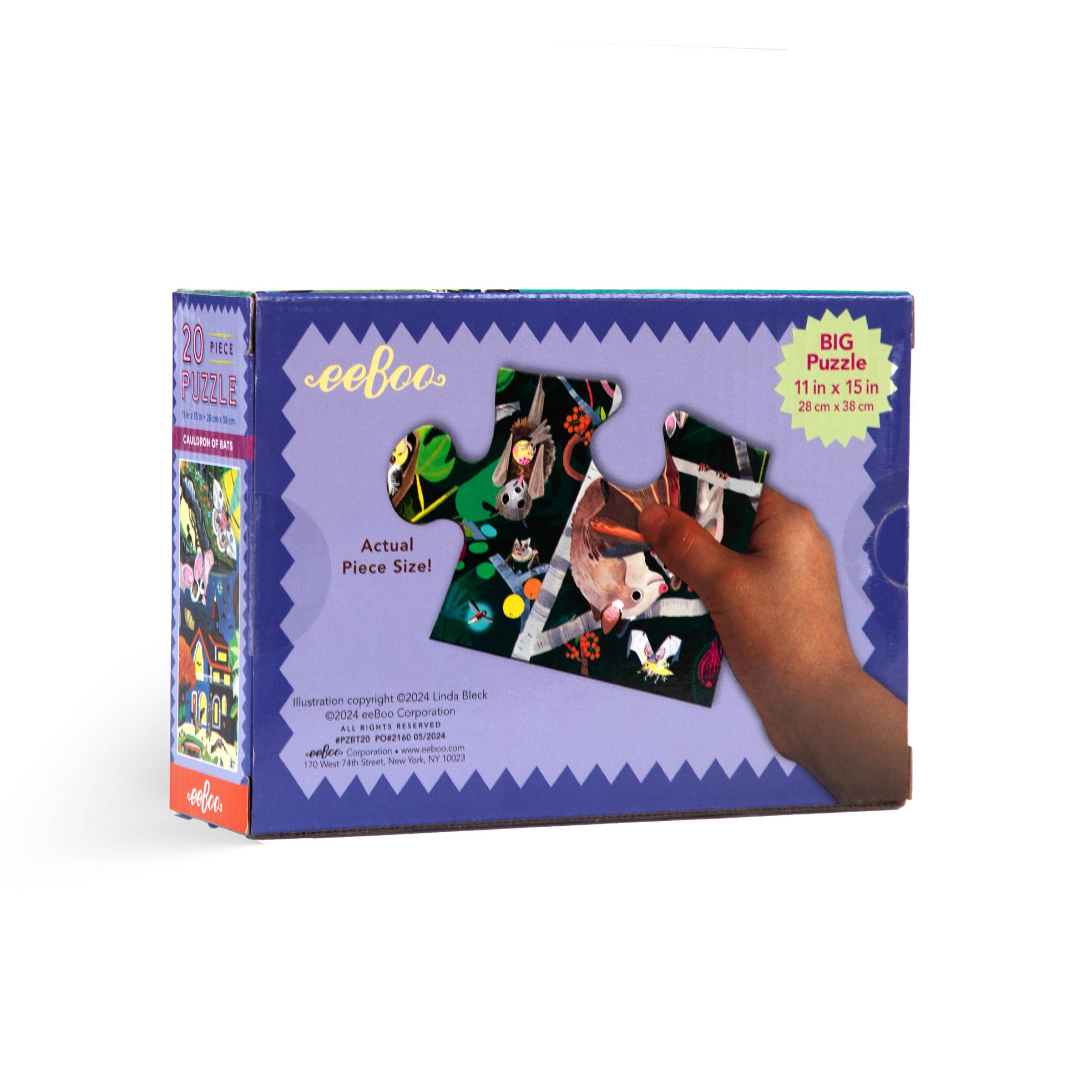eeBoo - Wholesale Puzzle - Kids - Cauldron of Bats 20 Piece Puzzle1