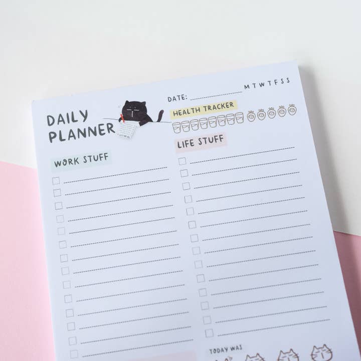 Moonaries illo - Wholesale Planner - Black cat daily planner2