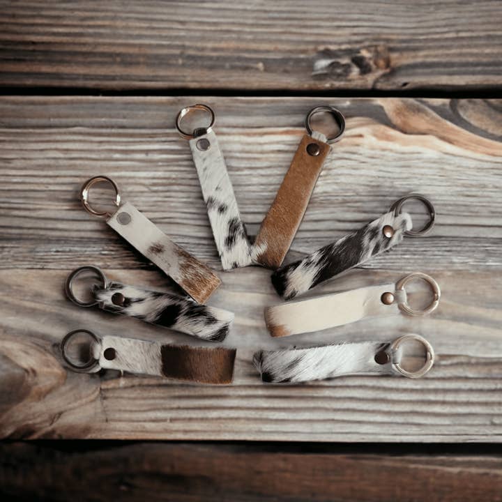 Ranch Junkie - Wholesale Keychain - Unisex - Cowhide Leather Key Chain3