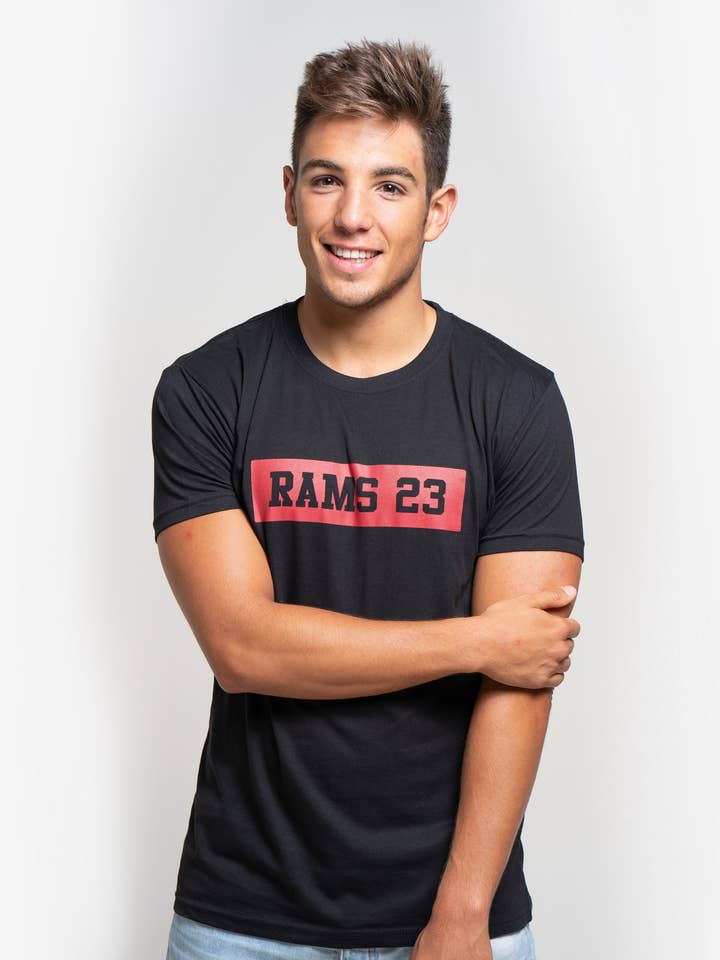 Rams 23 Rectangular Print for wholesale by RAMS 23