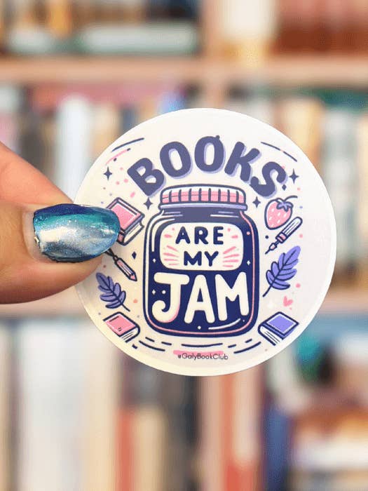 Bücher sind mein Ding Aufkleber für den Großhandel von The Bookclub Boutique