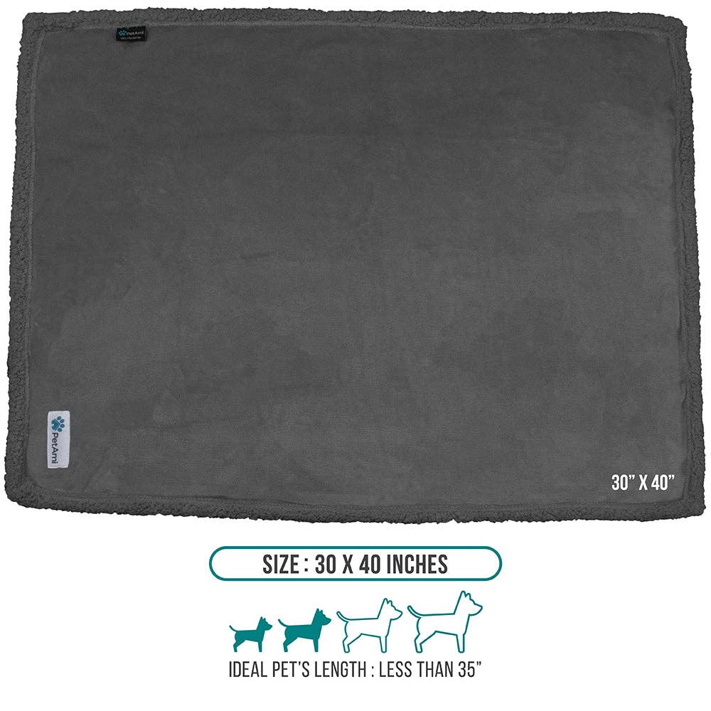 PetAmi - Vente Couverture – chat et chien - Couverture pour animaux en polaire réversible41