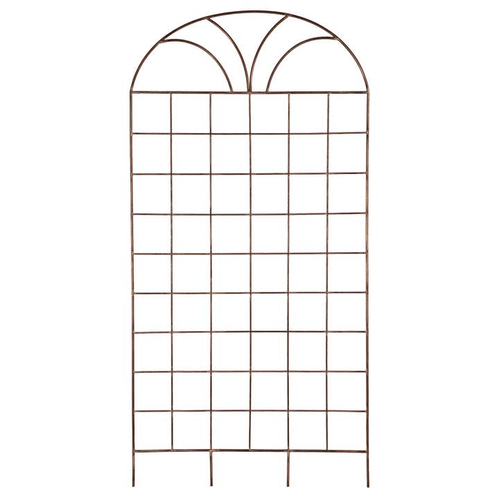 Large Arch Top Trellis Bare Essentials for wholesale by Deer Park Ironworks