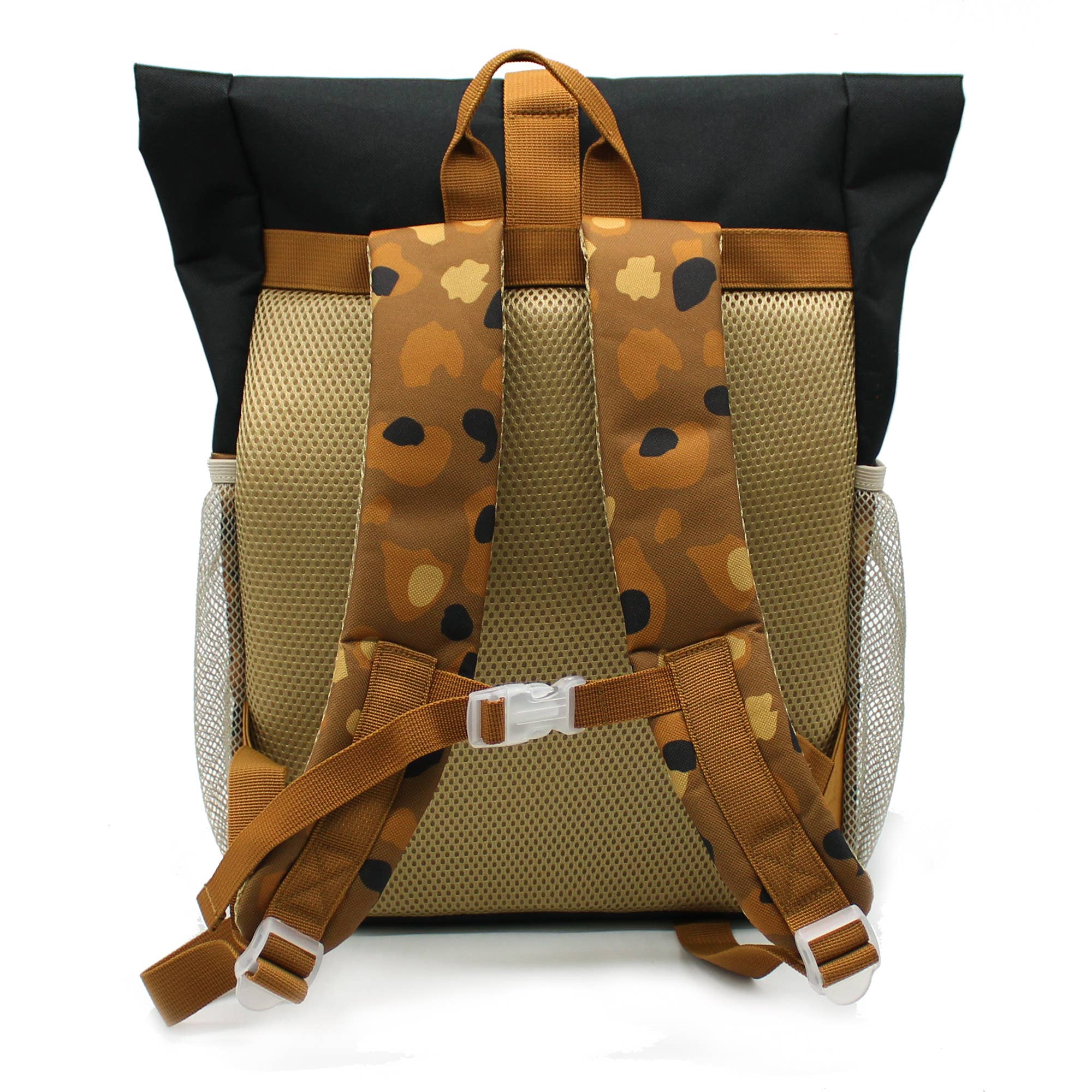 Les Déglingos, France - Wholesale Backpack - Kids - LES DEGLINGOS ROLLTOP BACKPACK SPECULOS THE TIGER- 41CM4