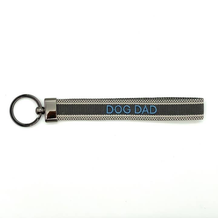 Parsley & Pepper – Großhandel Schlüsselanhänger – Herren – DOG DAD Schlüsselanhänger Keychain gewebt bestickt2