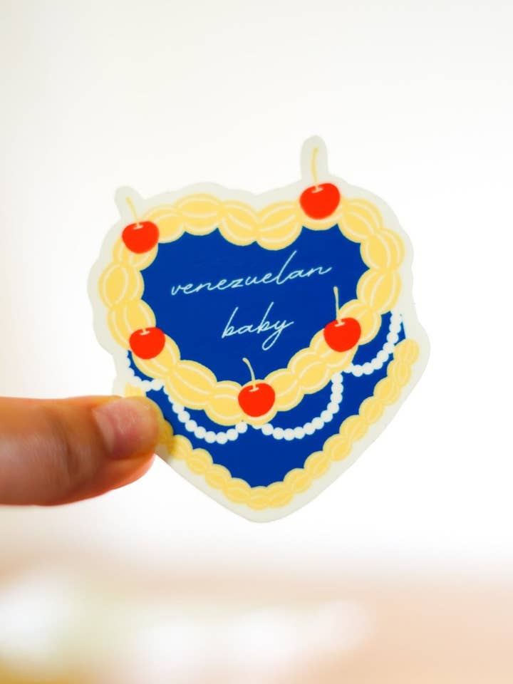 Venezolaanse vintage pastelkleurige sticker voor wholesale door Latina Dreamer Apparel