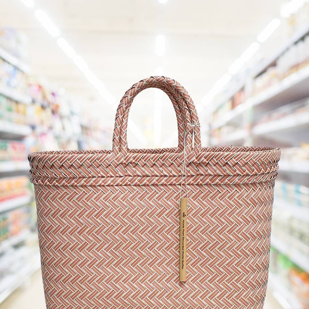 VIE - Wholesale Beach Bag - Recycled Plastic Woven Beach/Tote Bag9