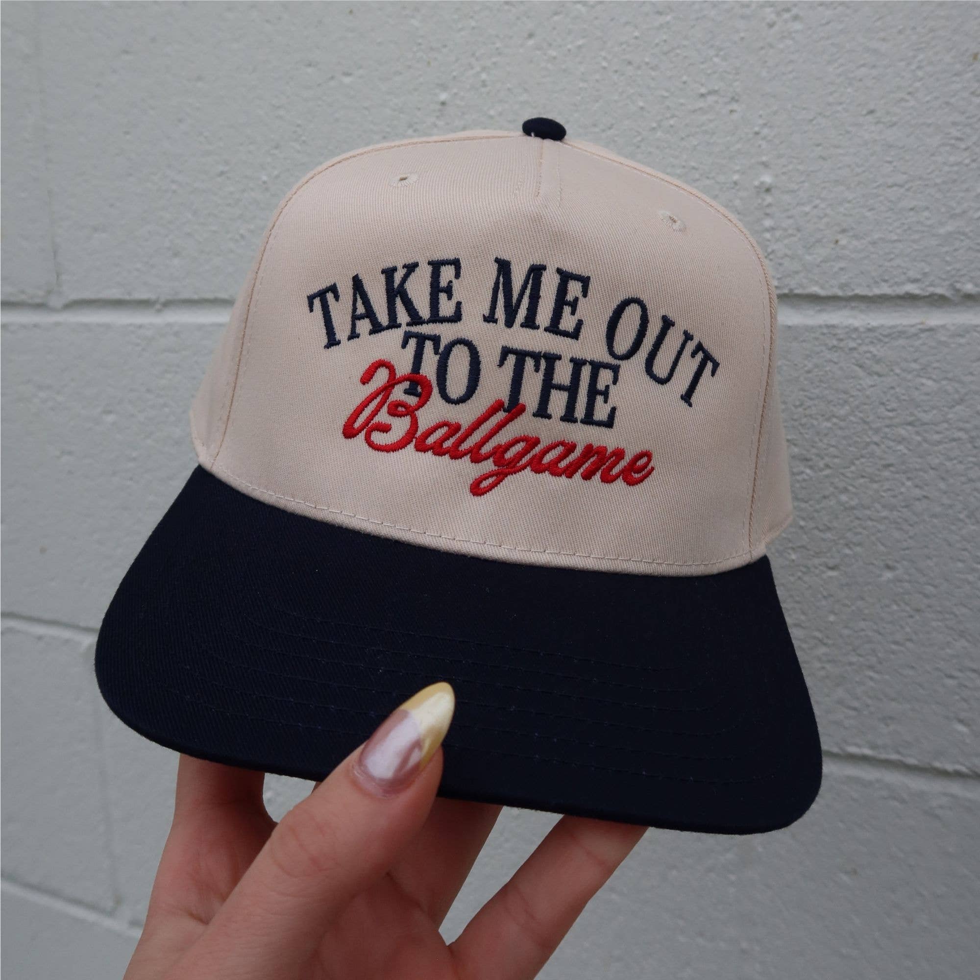 Made by Mariah - Wholesale Trucker Hat - Women's - Take Me Out To The Ballgame Vintage Trucker Hat4