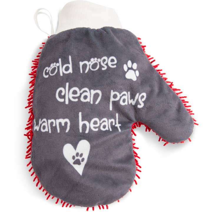 Warm Heart - Microfiber Pet Cleaning Mitt for wholesale by Pavilion