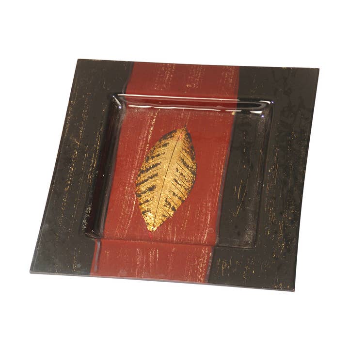 Massena Handcrafted Art Glass Charger Plate for wholesale by Dale Tiffany