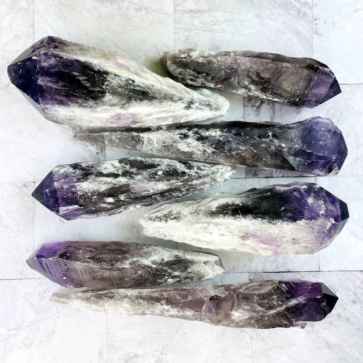 Rock Paradise - Wholesale Spiritual Stone/Crystal - Crystal Elestial Amethyst Large Wand3
