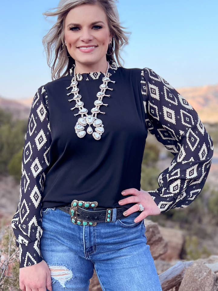 Sterling Kreek - Wholesale Blouse - Women's - Tis The Season Top