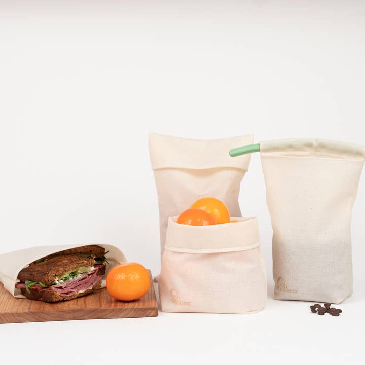 Food Huggers - Wholesale Food Storage Wrap/Bag - Food Huggers Fabric / Silicone Sandwich Bag7