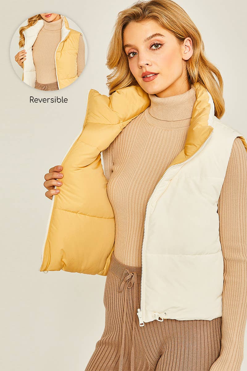 42POPS – Großhandel Oberbekleidungsweste – Damen – .Pufferweste mit Taschen1