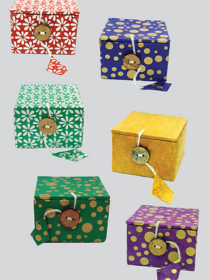 Small Jewelry Box (GF-06) for wholesale by Kathmandu Imports
