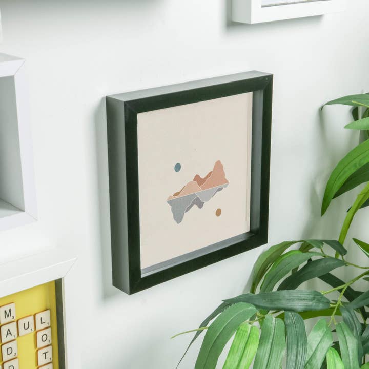 Rinkit Ltd - Wholesale Picture Frame - Nicola Spring Box Photo Frame - 8x8 - Black