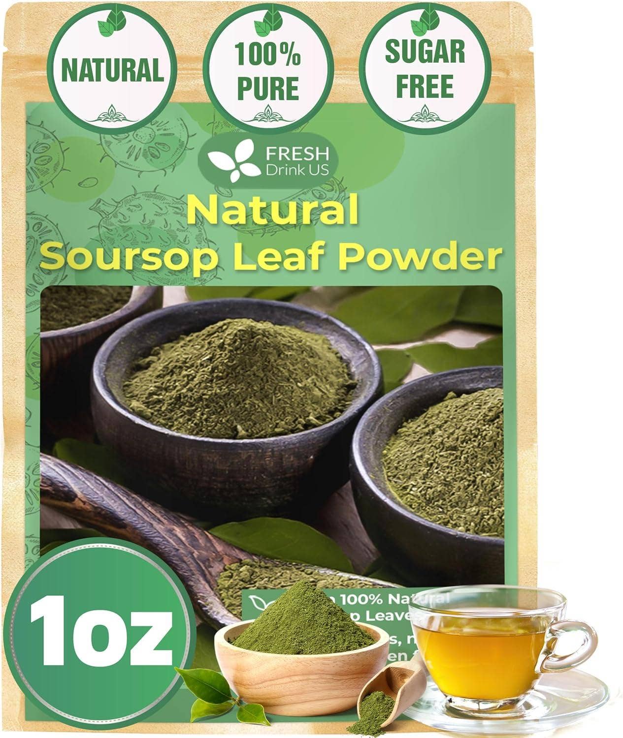 Naomi's Happy Place Shop - Wholesale Health/Detox Tea - Soursop Leaves Tea Version 223