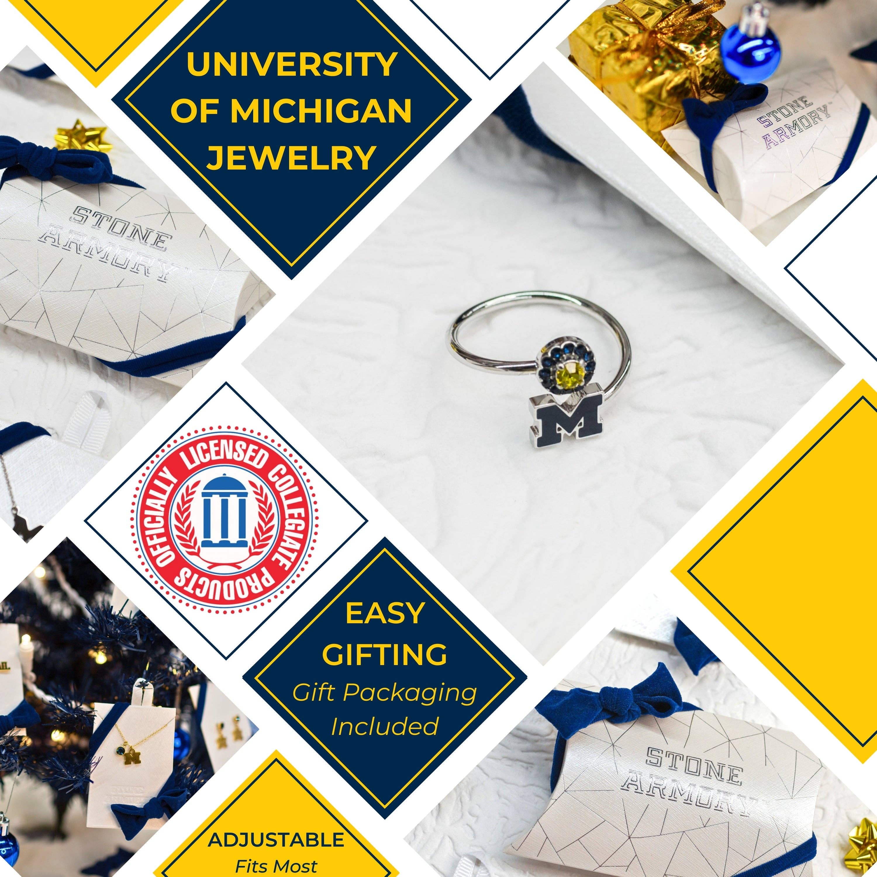 Stone Armory - Wholesale Cocktail/Statement Ring - Michigan Ring Block M2