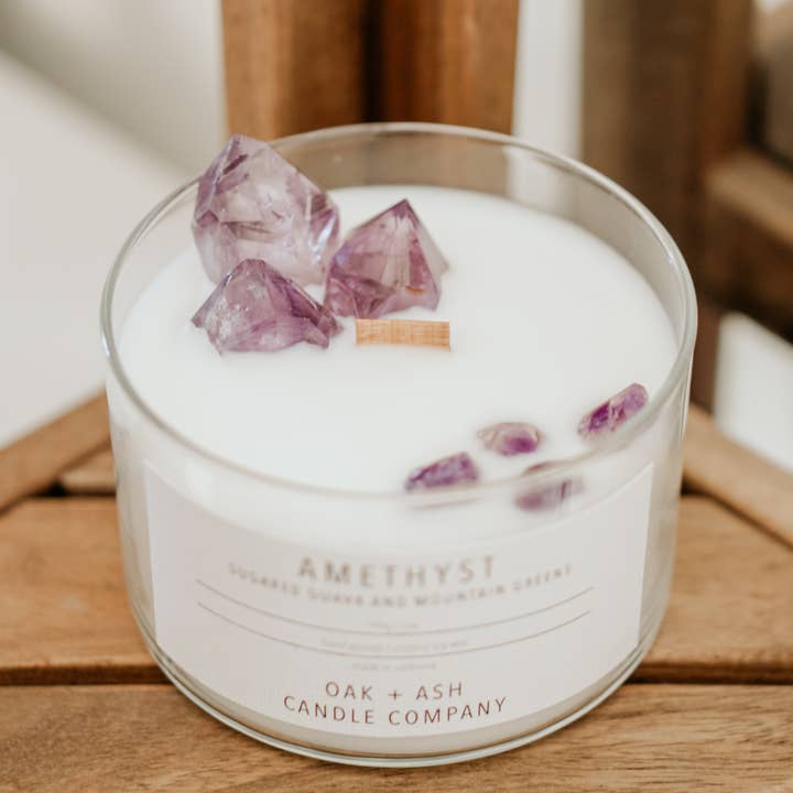 Oak and Ash Candle Company - Wholesale Jar/Filled Candle - 22oz Crystal Candle5