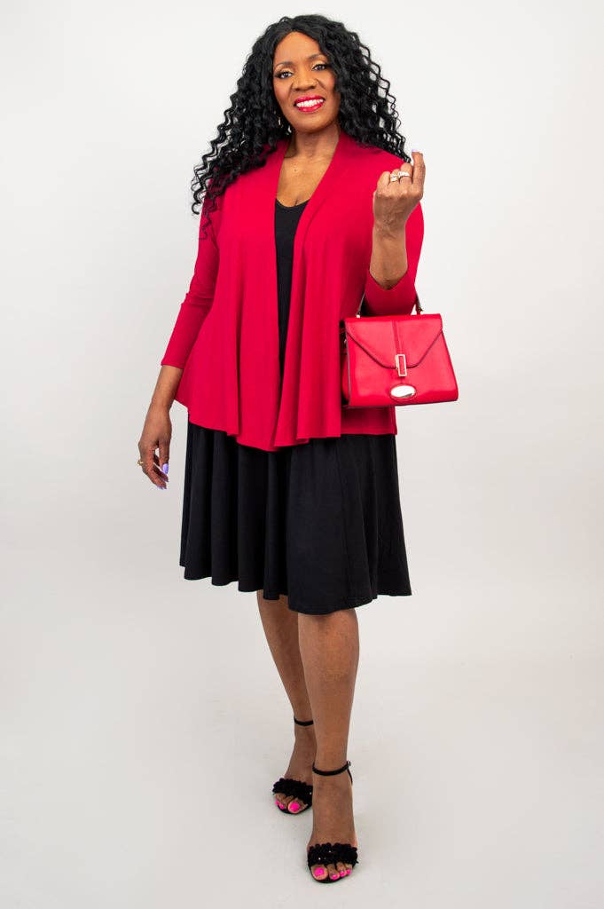 Blue Sky Clothing Co LLC - Wholesale Dress - Women's - Pamela Dress, Black, Bamboo3