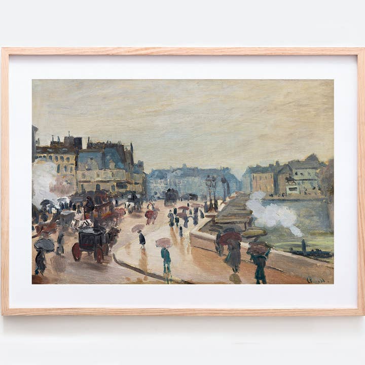 Sugar & Canvas – wholesale Art print – Claude Monet The Pont Neuf 1871 Art Print N55B