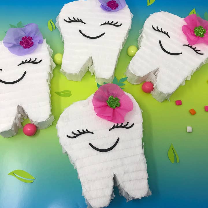 My Soiree Designs - Wholesale Party Favor - Personalized Mini Tooth Piñata for Dentists & Hygienists7